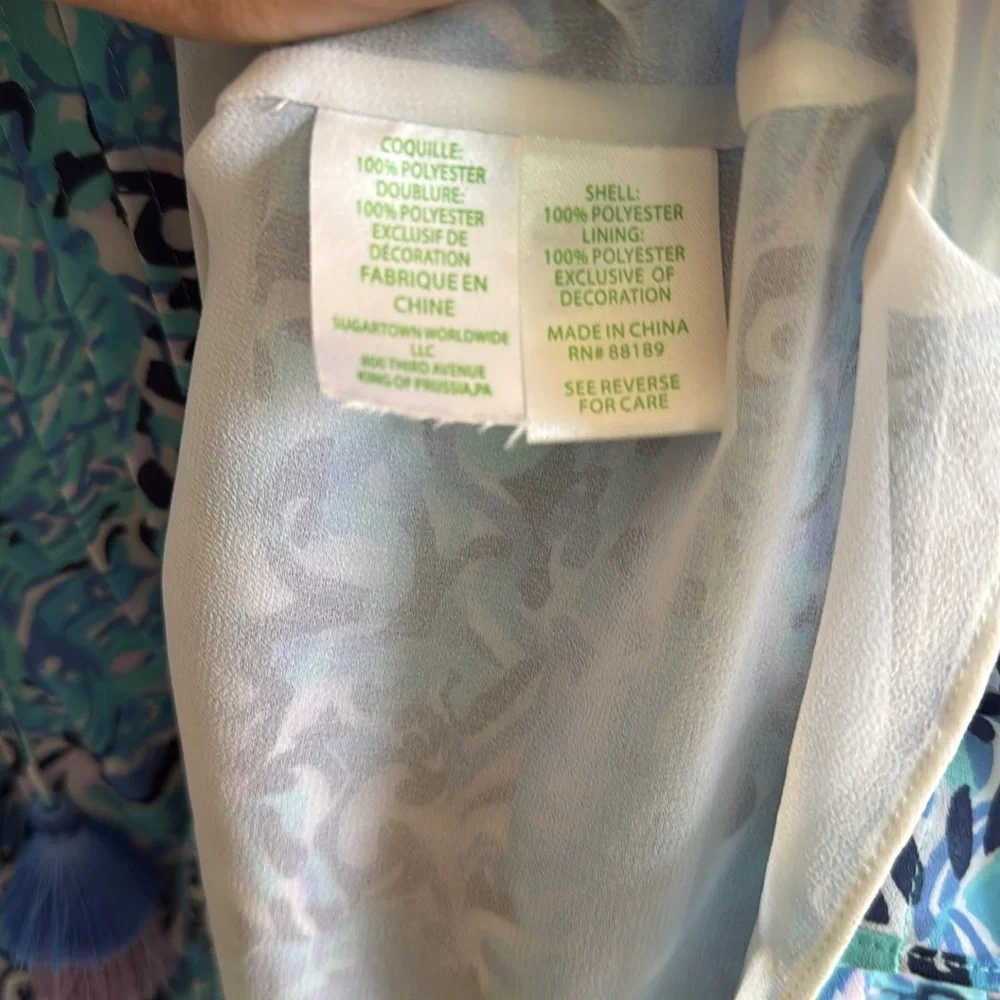 Lilly Pulitzer Marilina Tunic Dress in Light Aqua Spritz